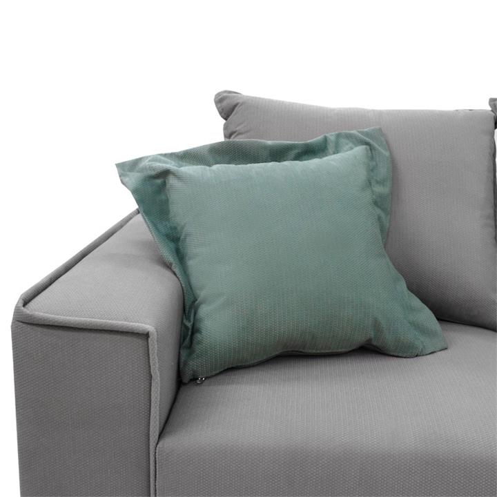 Corner sofa Fabulous pakoworld reversible charcoal-cypress fabric 240x165x95cm