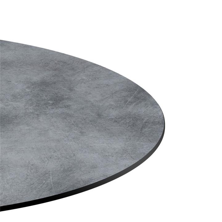 Table surface PWH-0003 pakoworld HPL grey cement D69cm