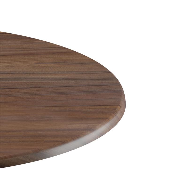 Table surface PWH-0011  pakoworld Werzalit walnut D60cm