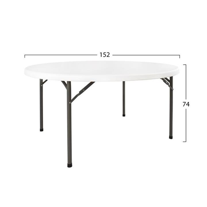 Table Catering-Conference HM5043 D 152x74 Foldable Round