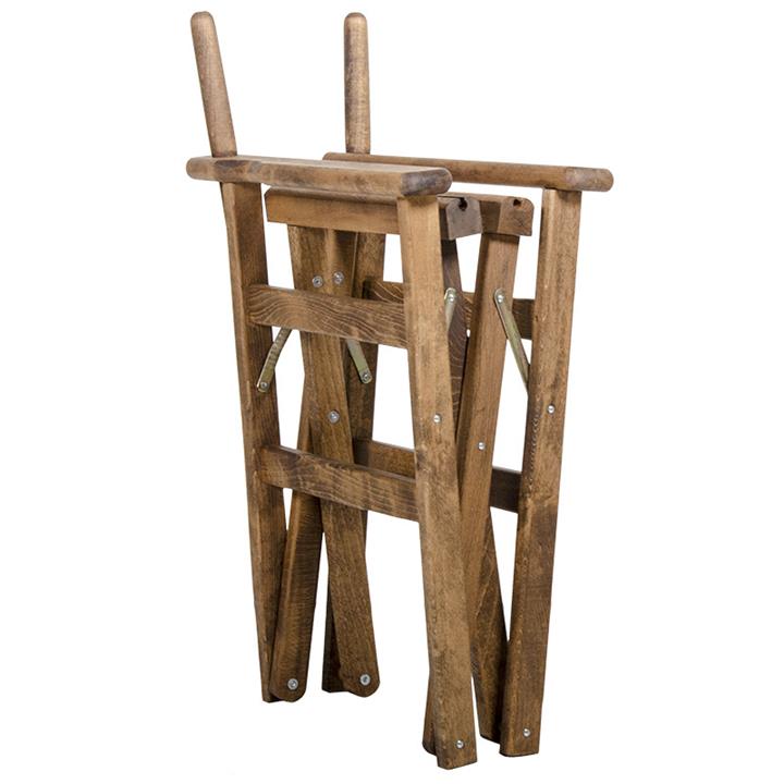 Director's armchair frame Retto pakoworld solid beech walnut