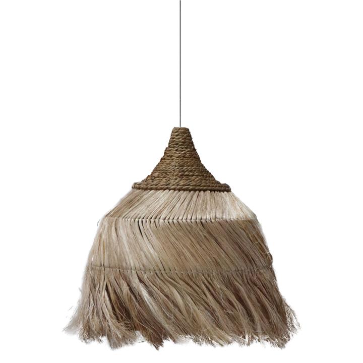 ΦΩΤΙΣΤΙΚΟ ΟΡΟΦΗΣ ΑΠΟ ΙΝΕΣ MENDONG GRASS ΣΕ ΦΥΣΙΚΟ 40x40x40Yεκ.HM7776
