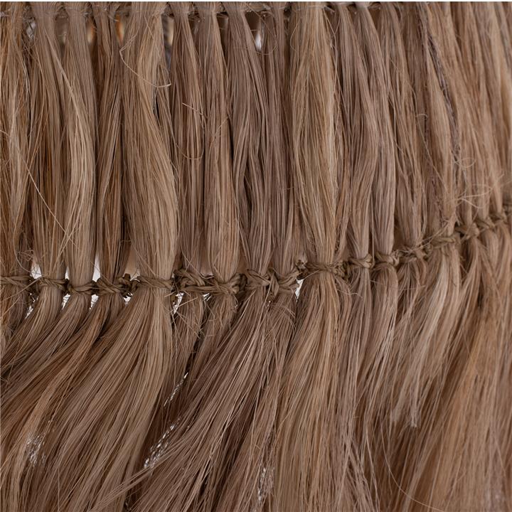 CEILING PENDANT BELL-SHAPED WITH FRINGES ABACA FIBERS IN NATURAL Φ50x50-80Hcm.HM7782