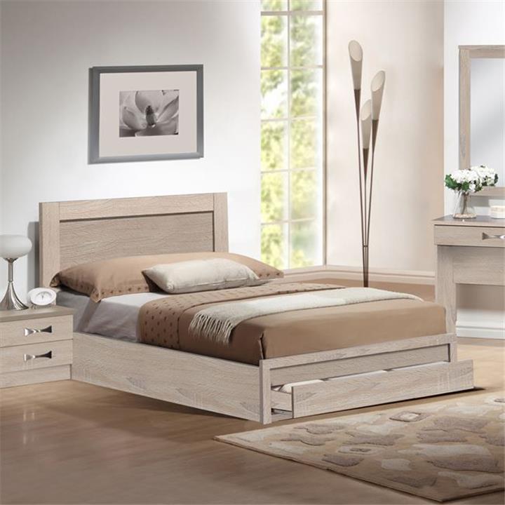Bed Melany HM323.12 with 1 drawer Sonoma 110x190