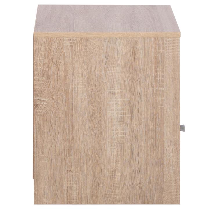 NIGHTSTAND MELAMINE MALORY SONOMA-GREY 40x40x50Hcm.HM2205.04