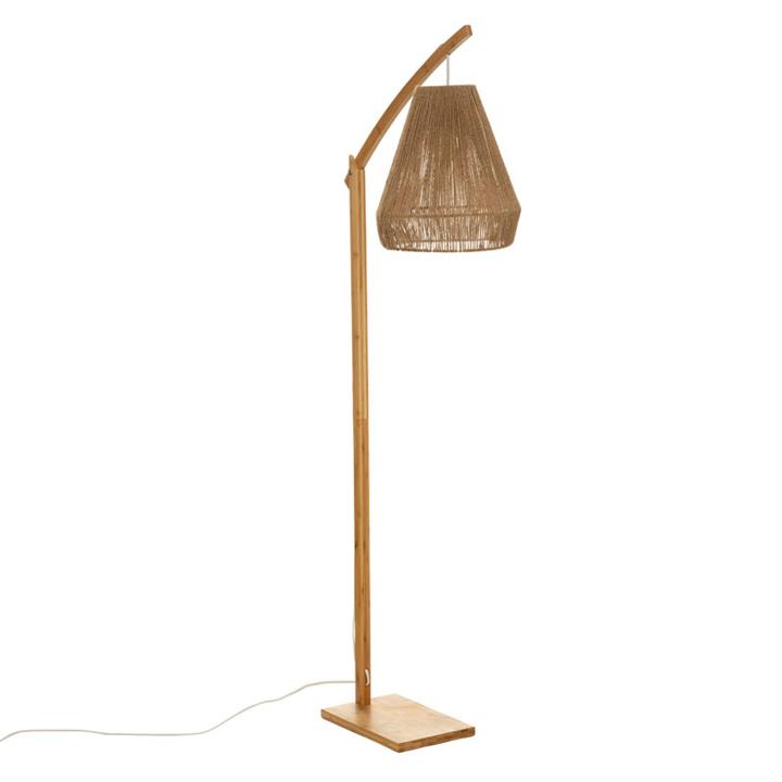 Floor lamp PWL-1211 pakoworld E27 60W bamboo beige 52x30x158cm