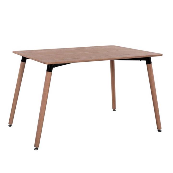 Dining Table Minimal HM008.04 natural, wooden legs BEECH, 120x80x73cm