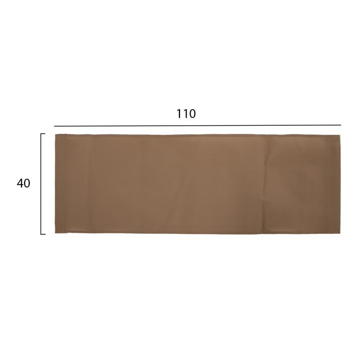 REPLACEMENT TEXTILENE 550gr/m2 2X1 FABRIC HM5805.04Τ FOR LIMNOS DAYBEDS IN MOCHA COLOR 110Χ40cm.
