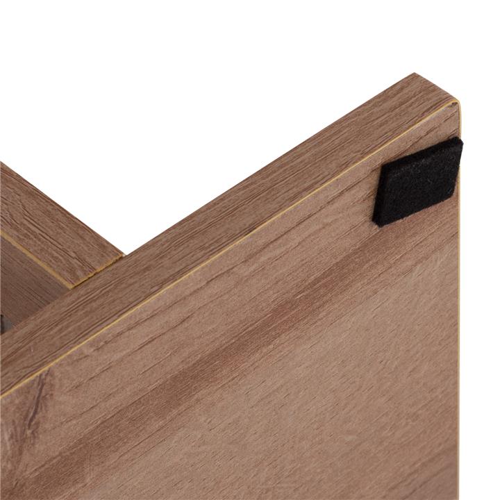 SIDE TABLE AMEER WITH STORAGE SPACES HM8881.11 MELAMINE IN NATURAL COLOR 50x17x56Hcm.