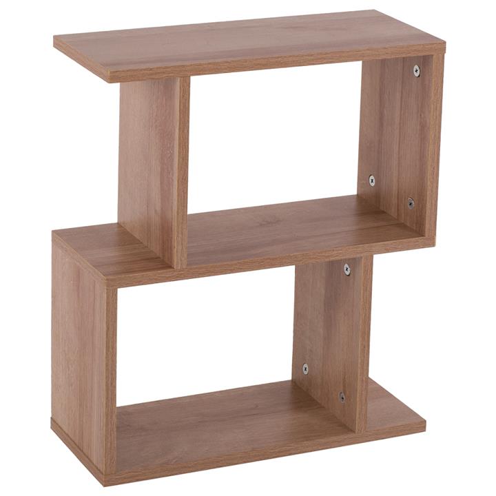 SIDE TABLE AMEER WITH STORAGE SPACES HM8881.11 MELAMINE IN NATURAL COLOR 50x17x56Hcm.
