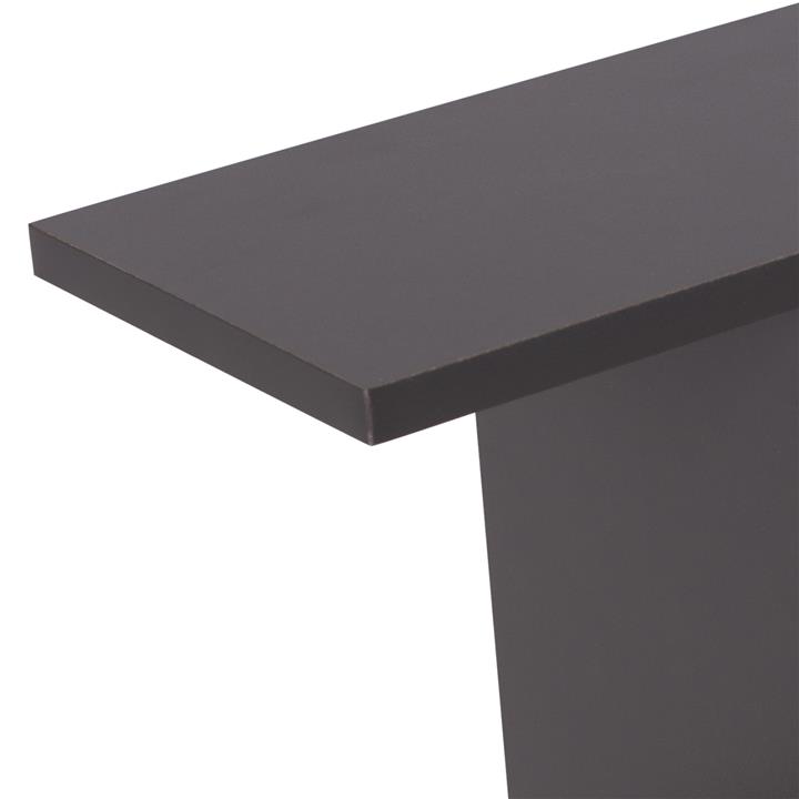 SIDE TABLE AMEER WITH STORAGE SPACES HM8881.20 MELAMINE IN GREY COLOR 50x17x56Hcm.