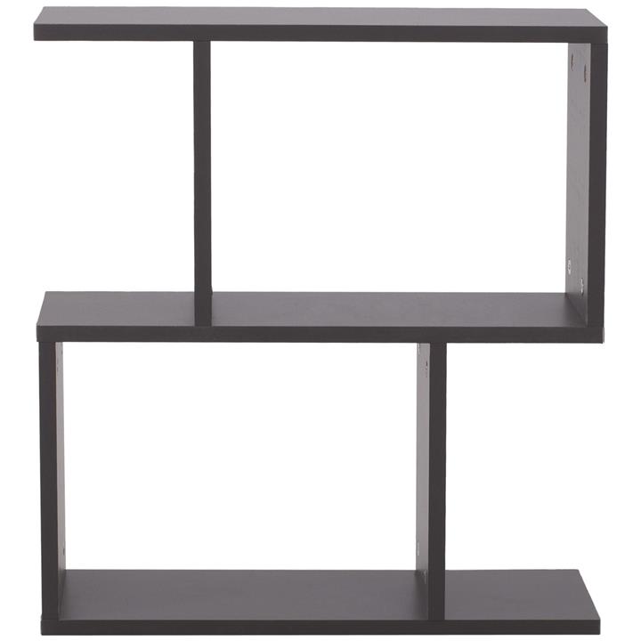 SIDE TABLE AMEER WITH STORAGE SPACES HM8881.20 MELAMINE IN GREY COLOR 50x17x56Hcm.