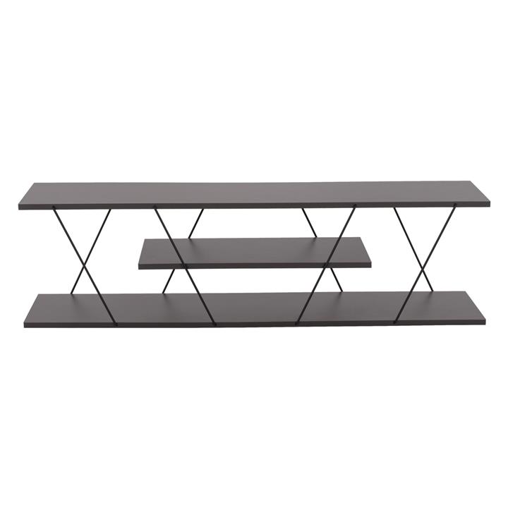 TV STAND TARS HM8922.20 MELAMINE GREY 120x32x33Hcm.