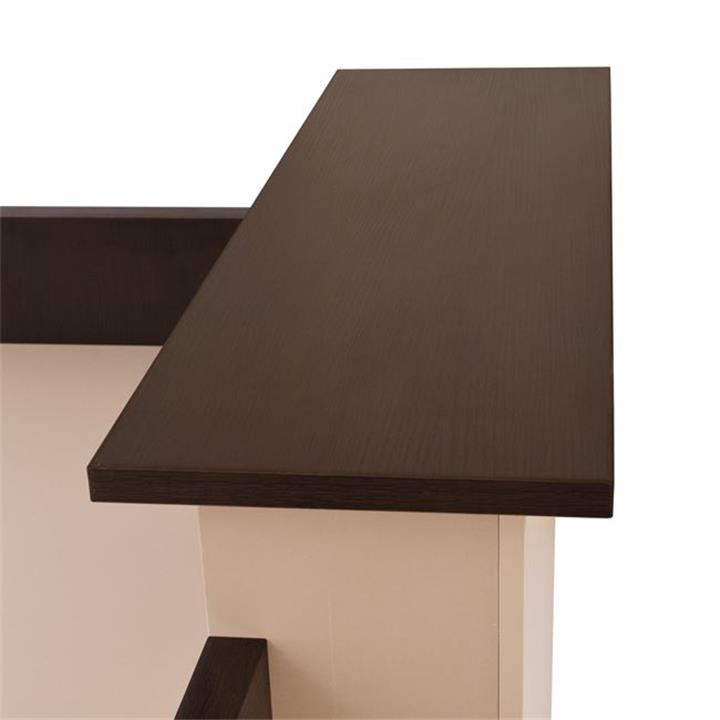 Reception office 240x82 wenge/beige HM2068.01 240x82x105cm