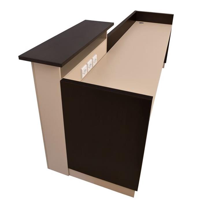Reception office 240x82 wenge/beige HM2068.01 240x82x105cm