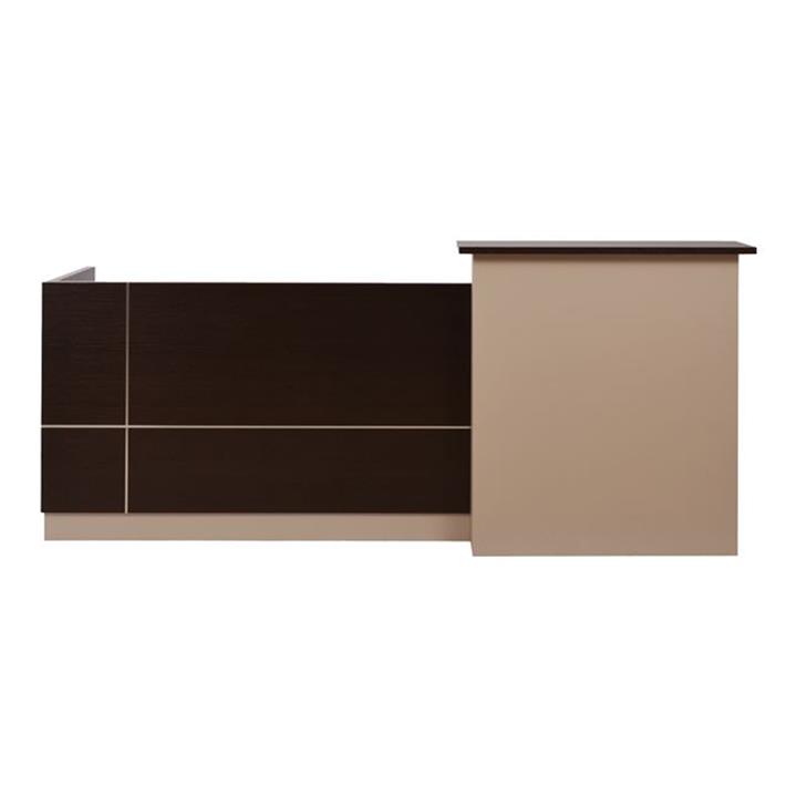 Reception office 240x82 wenge/beige HM2068.01 240x82x105cm