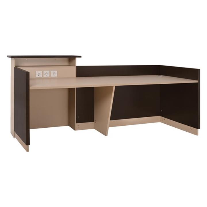 Reception office 240x82 wenge/beige HM2068.01 240x82x105cm