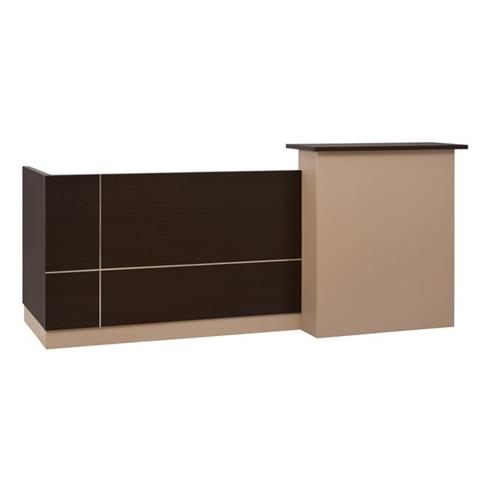 Reception office 240x82 wenge/beige HM2068.01 240x82x105cm