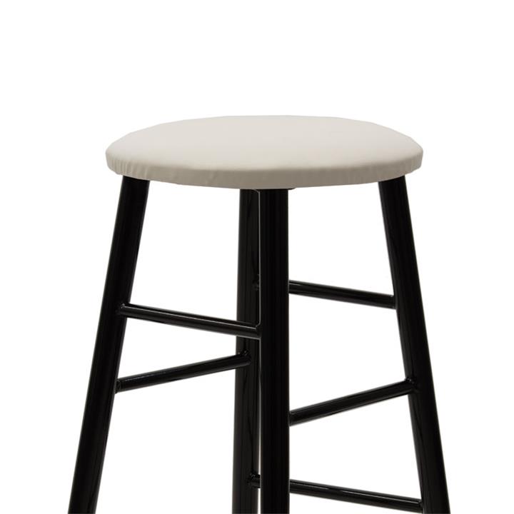 Bar stool  PWF-0655 pakoworld metallic black D35x78cm