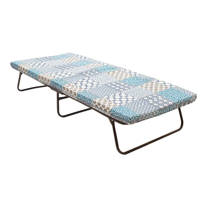 PWF-0650 pakoworld metal bed frame with 6cm mattress 180x80cm