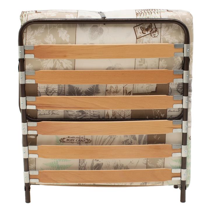 Bed single PWF-0648 pakoworld metal with slats 10cm mattress 182x80cm