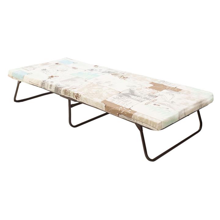 Bed single PWF-0648 pakoworld metal with slats 10cm mattress 182x80cm
