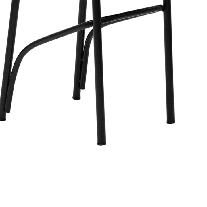Chair PWF-0642 pakoworld pu ecru-metal black gloss