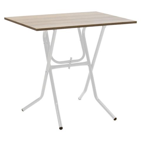 Table PWF-0643 pakoworld folding ash-leg white 80x60x75cm