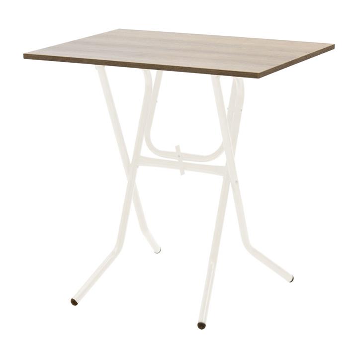 Table Liam pakoworld folding ash-leg ecru forged 70x50x75cm
