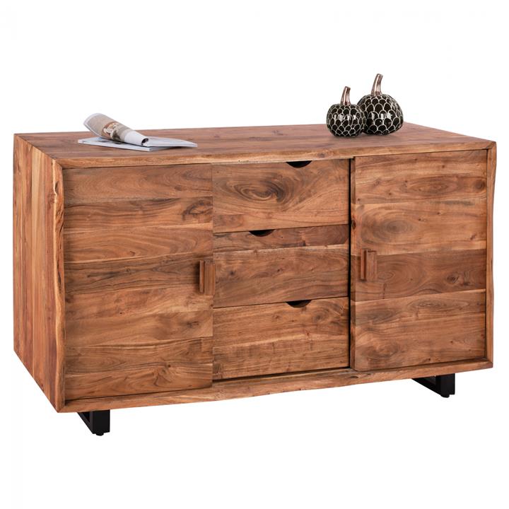 Buffet HM8184.11 Nicole from solid acacia wood natural 160x45x92