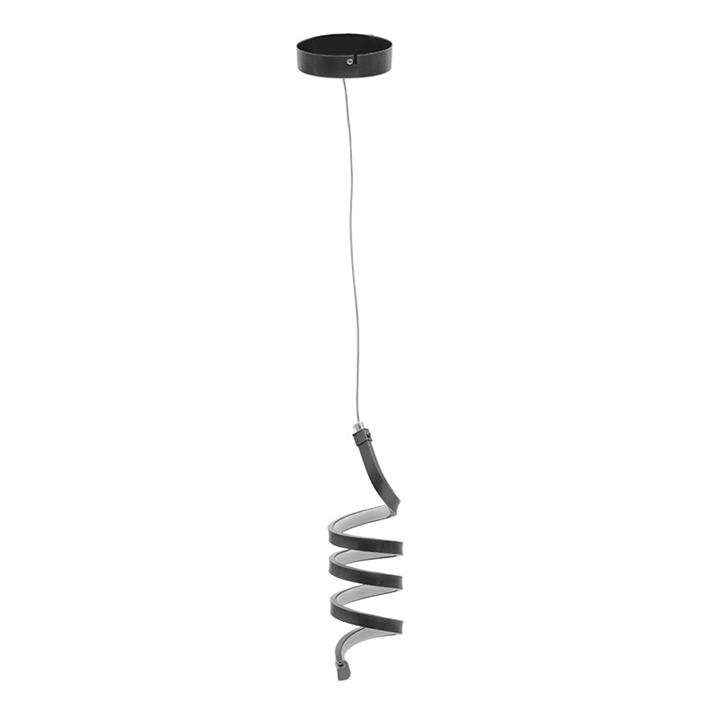 Ceiling light PWL-1172 pakoworld LED 3000K in black color D12x85cm