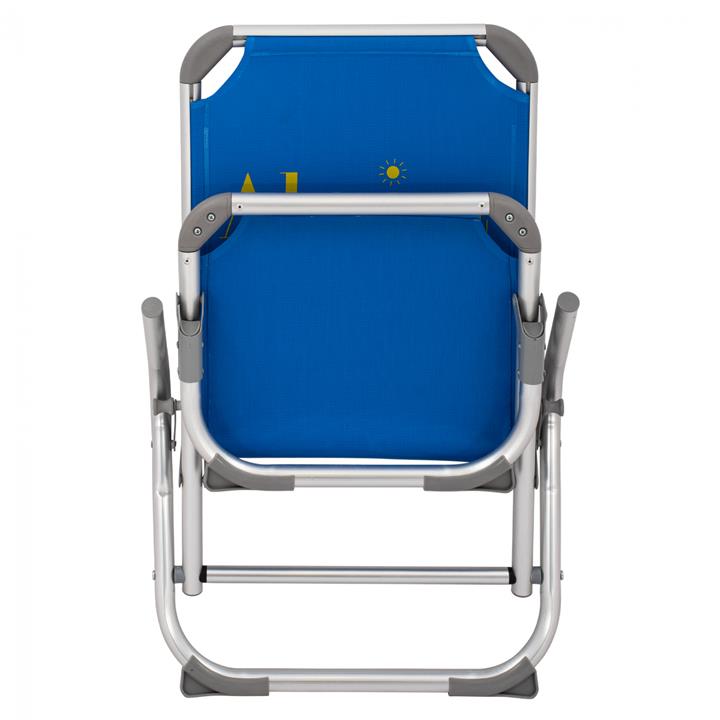 Chair for the beach HM5053.01 Heavy type Blue Aluminum 56x70x66 cm.