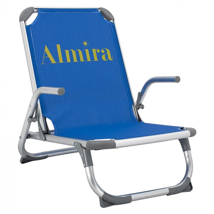 Chair for the beach HM5053.01 Heavy type Blue Aluminum 56x70x66 cm.
