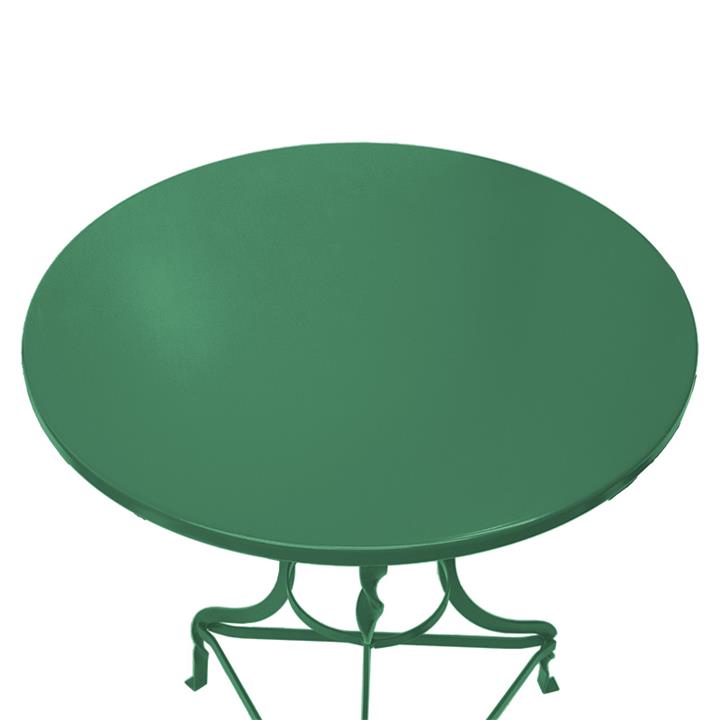 Table Noah pakoworld metallic green D70x72cm