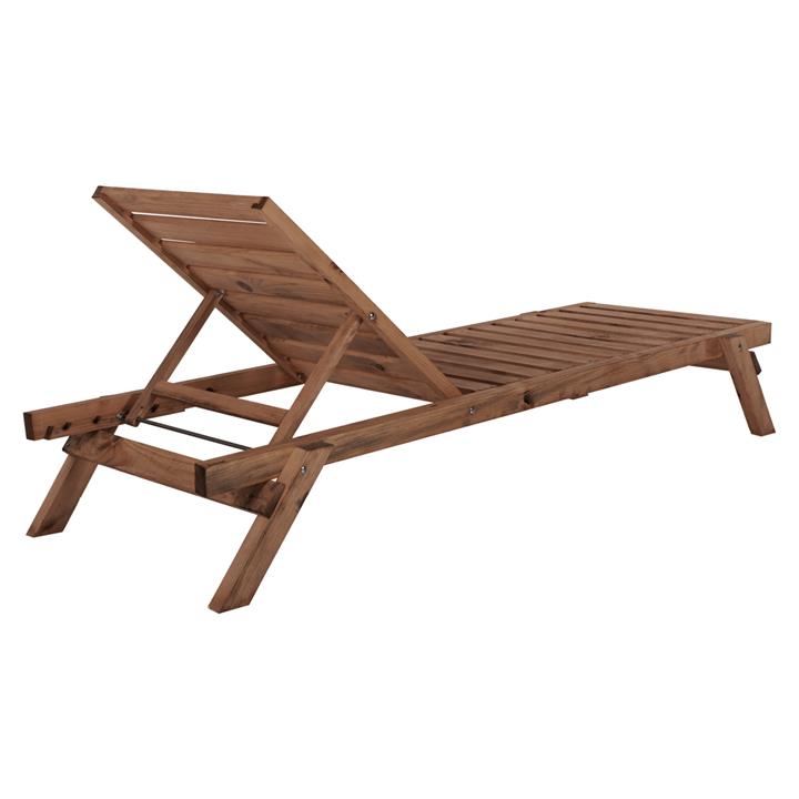 PROFESSIONAL SUNBED HM11431.01 FIR WOOD IN WALNUT SHADE 73x194x29-84,5H cm.