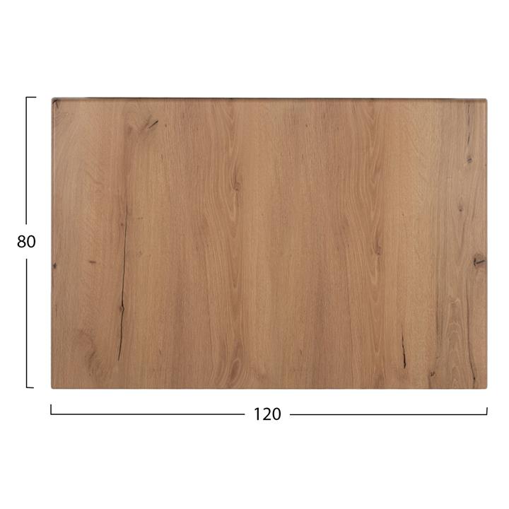 TABLETOP HM5630.14 4680 WERZALIT IN NATURAL WOOD COLOR 120X80cm.