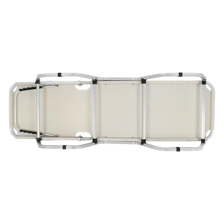 Professional Sunbed Aluminum HM5071.60 cream color 60x190x30 cm