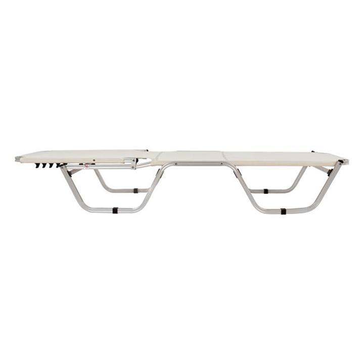Professional Sunbed Aluminum HM5071.60 cream color 60x190x30 cm