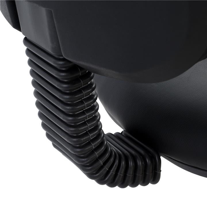 Office chair HM1042.01 with footstool-raised black 56,5x60x(114-136)  cm.