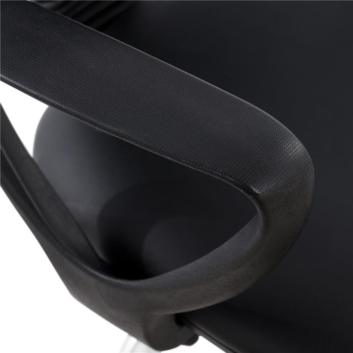 Office chair HM1042.01 with footstool-raised black 56,5x60x(114-136)  cm.