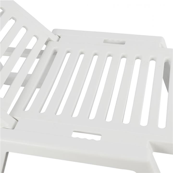 Sunbed Beach Plastic Reclining Relax 70x190x36cm