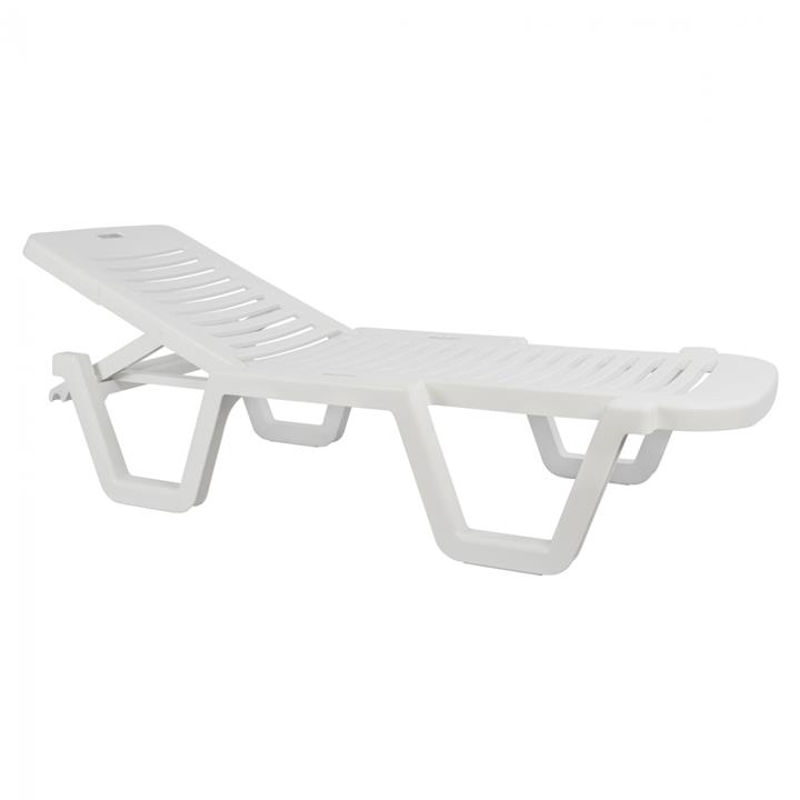 Sunbed Beach Plastic Reclining Relax 70x190x36cm