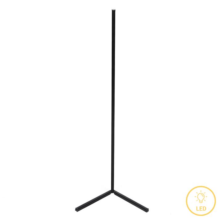 Floor lamp Esthetic  pakoworld LED black 30x2x130cm