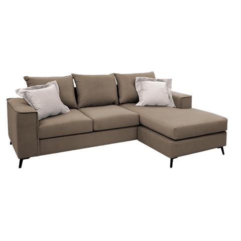 Corner sofa Fabulous pakoworld reversible fabric mocha-cream240x165x95cm