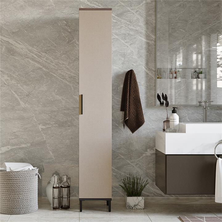 Cabinet-column Aurelius pakoworld anthracite-mocha 29.5x29.5x183.6cm