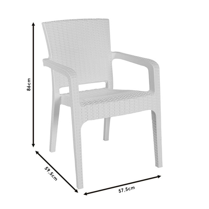 Armchair Halcyon pakoworld PP color cappucino