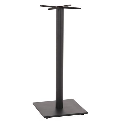 BASE FOR BAR TABLE HM439.20 MATTE GREY METAL WITH HEIGHT ADJUSTERS 45Χ45Χ107Hcm.