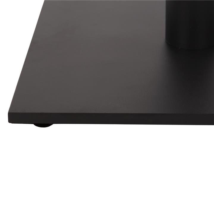 BASE FOR BAR TABLE HM474.20 MEDIUM HEIGHT-MATTE GREY METAL-HEIGHT ADJUSTERS-CROSS 46Χ46cm 45Χ45Χ94Hcm