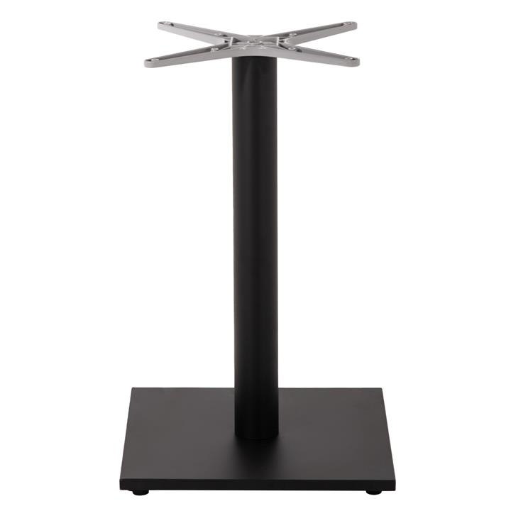 BASE FOR TABLE HM475.01 ALUMINUM MATTE BLACK-48x48cm CROSS 45Χ45Χ72Hcm.