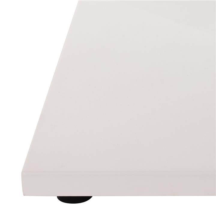 BASE FOR TABLE HM475.02 ALUMINUM MATTE WHITE-48x48cm CROSS- 45Χ45Χ73Hcm.